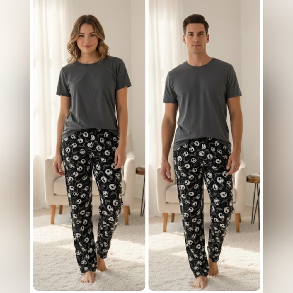 Unisex Disney Jack Skellington PJ Pant Size M